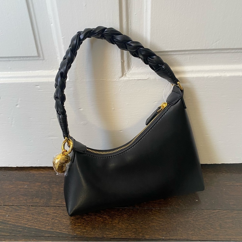 NWT AUPEN Nirvana Bag in Black with gold hardware